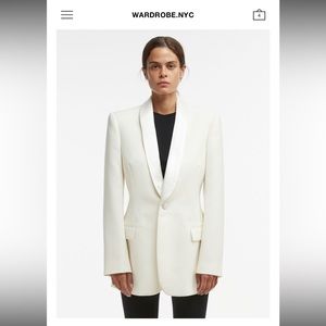 WARDROBE.NYC TUXEDO BLAZER + BIAS CUT PANT Size XS | NWT